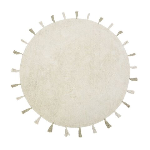 Tapis Petit kindervloerkleed Sara naturel rond