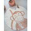 Tapis Petit vloerkleed kinderkamer rond aap Monkey