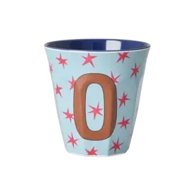 rice Denmark Rice alfabet beker letter O sterren blauw rood
