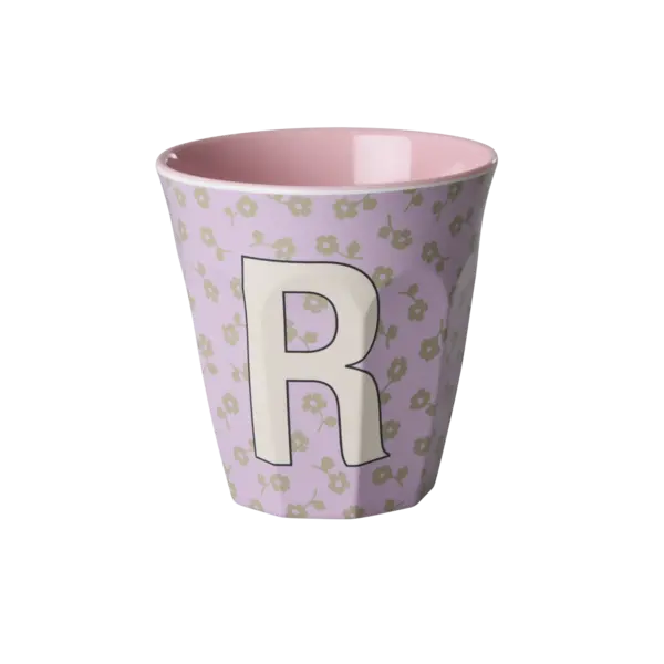 rice Denmark Rice melamine alfabet beker letter R paars roze