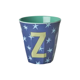 rice Denmark Rice alfabet beker letter Z sterren groen blauw
