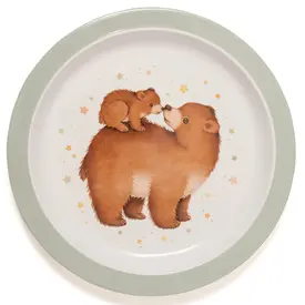 Petit Monkey Petit Monkey melamine bord beer groen