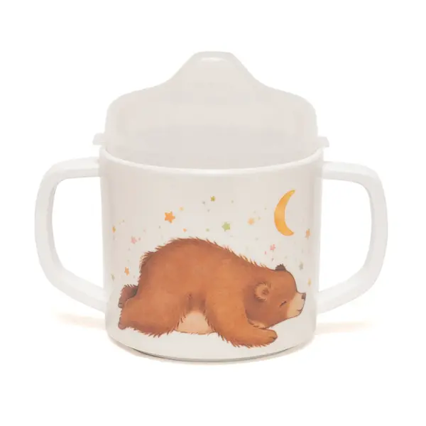 Petit Monkey Petit Monkey drinkbeker met oren en drinktuit beer