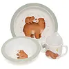 Petit Monkey melamine schaal beer groen