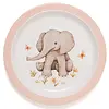 Petit Monkey melamine kinderbord olifant roze