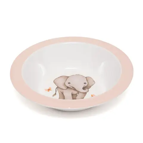 Petit Monkey melamine schaaltje olifantje roze