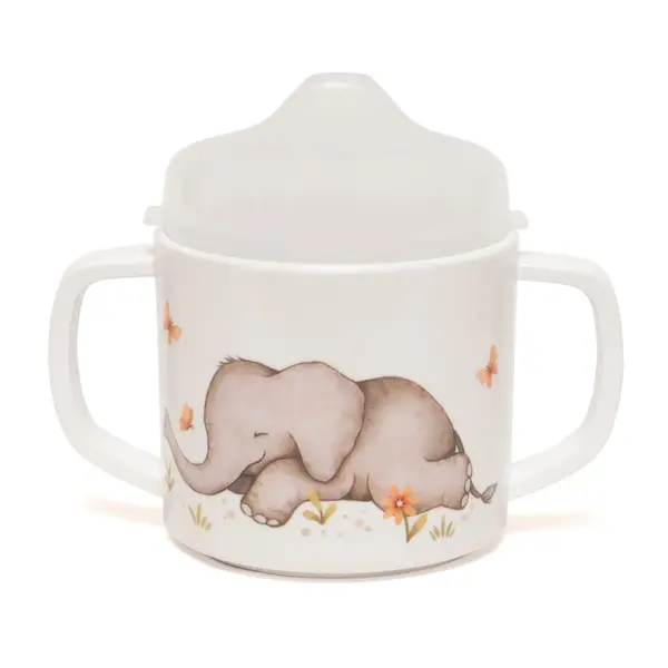 Petit Monkey Petit Monkey drinkbeker met oren en drinktuit olifant