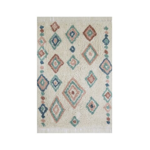 Tapis Petit kindervloerkleed Marlien blauw roze