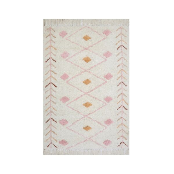 Tapis Petit Tapis Petit vloerkleed kinderkamer Isa ecru roze