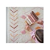 Tapis Petit vloerkleed kinderkamer Isa ecru roze