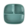 Rice melamine kinderbordje met vakjes groen