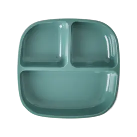 rice Denmark Rice melamine kinderbordje met vakjes groen