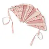 Little Dutch decoratieslinger vlaggen Fairy Floral roze