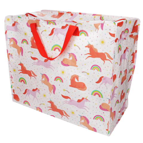 Rex London opbergtas XL eenhoorn Unicorn print