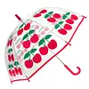 Rex London doorzichtige kinderparaplu kersen rood