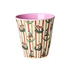 Rice kerst beker hertjes Sweet Forest print creme