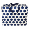 Rex London opbergtas XL stippen blauw