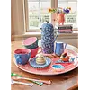 Rice melamine thermoskan zwaan motief Swan Lake blauw