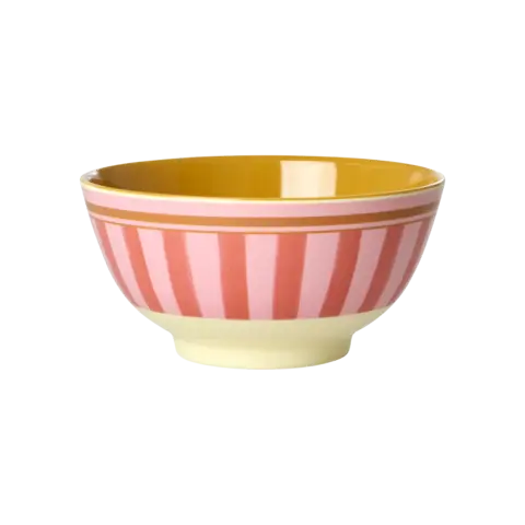 Rice melamine schaal met strepen Organic Stripes print
