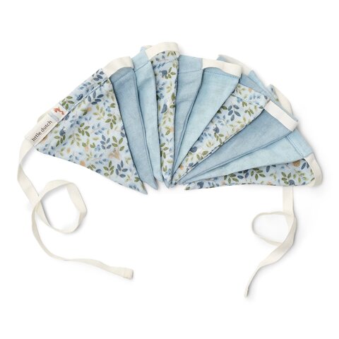 Little Dutch vlaggetjes slinger Forest Adventure blauw