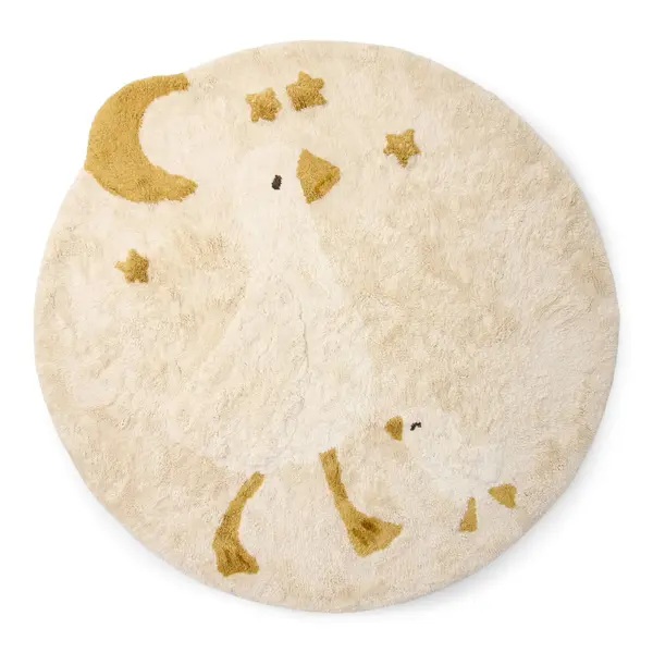 Little Dutch Little Dutch vloerkleed kinderkamer gansjes Little Goose