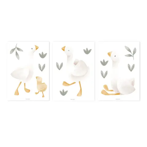 Little Dutch muursticker gansjes Little Goose