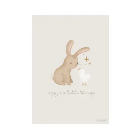 Little Dutch poster konijn Baby Bunny - Little Goose