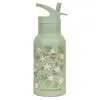 A Little Lovely Company drinkbeker roestvrij staal bloesems groen