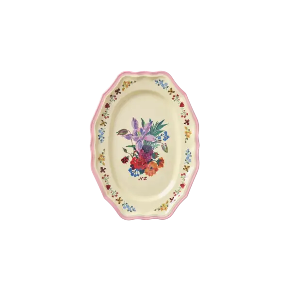 rice Denmark Rice serveerbord bloemen klein Nathalie Lété