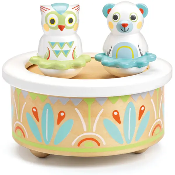 Djeco Djeco magnetisch muziekdoosje Baby Music beer en uil