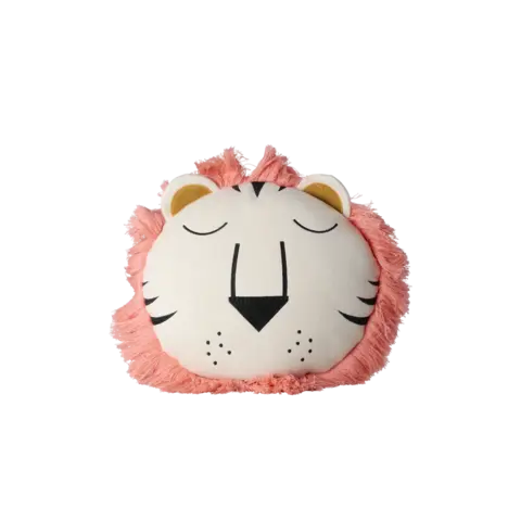 Rice kussen leeuw roze