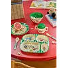 Rice melamine diep kinderbord Hero print groen