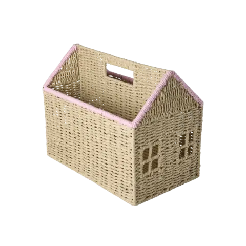 Rice boekenrek huis roze