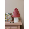 Figuurlamp paddenstoel bordeaux rood