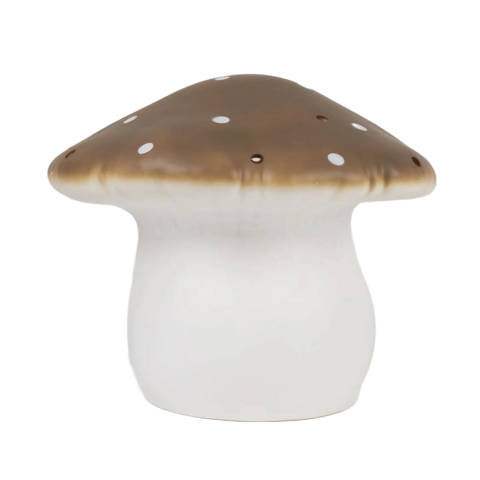 Figuurlamp vliegenzwam  chocolade bruin