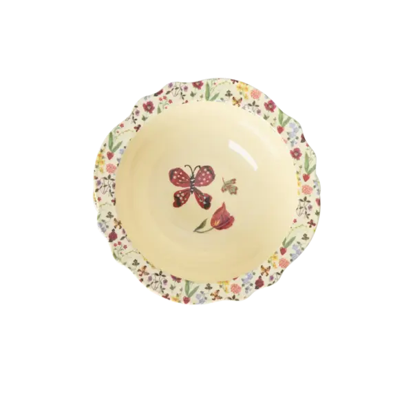 rice Denmark Rice melamine schaaltje vlinder Nathalie Lété creme klein