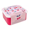 A Lovely Little Company lunchbox kersen print set van 4