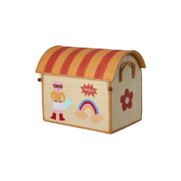 rice Denmark Rice speelgoedmand met deksel superhelden poes