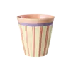Rice beker medium strepen print Stripey Love