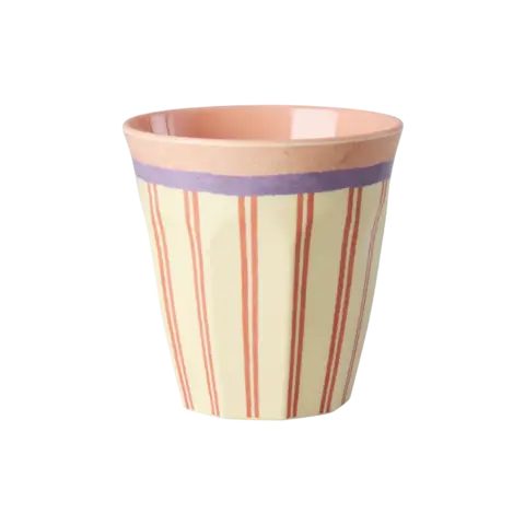 Rice melamine beker strepen Stripey Love print