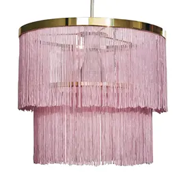  Kinderlamp kroonluchter Charleston roze