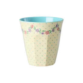 rice Denmark Rice melamine beker Dots and Flowers