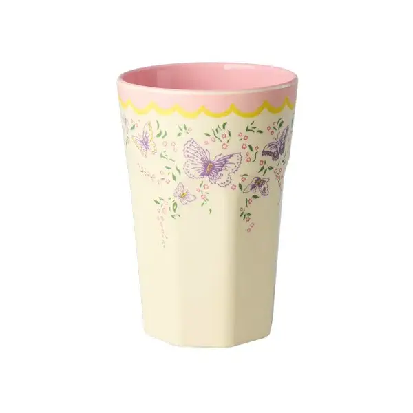 rice Denmark Rice melamine beker groot  vlinders Spread Your Wing