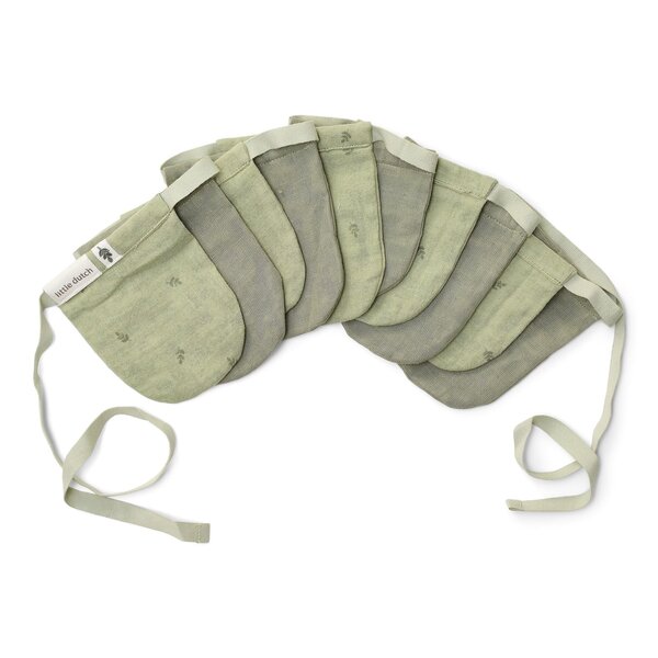 Little Dutch Little Dutch decoratieslinger vlaggen Pure Sage groen