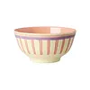 Rice melamine kom met strepen Stripey Love print
