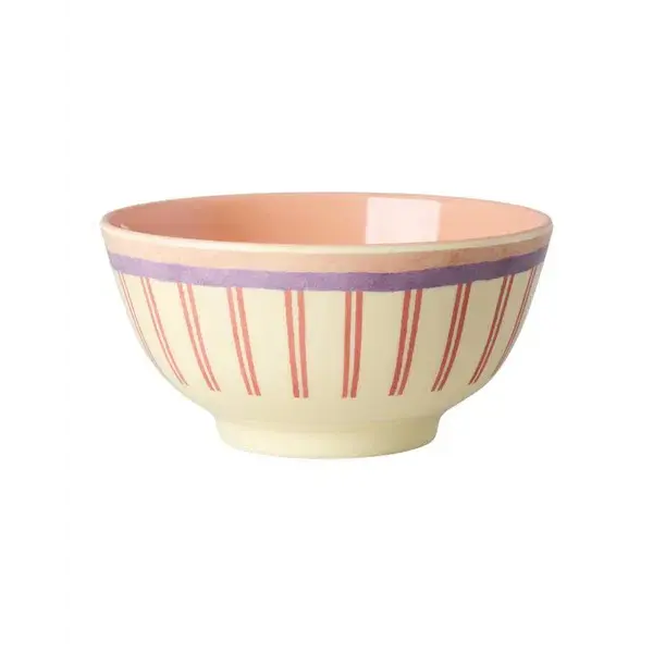 rice Denmark Rice melamine kom met strepen Stripey Love print