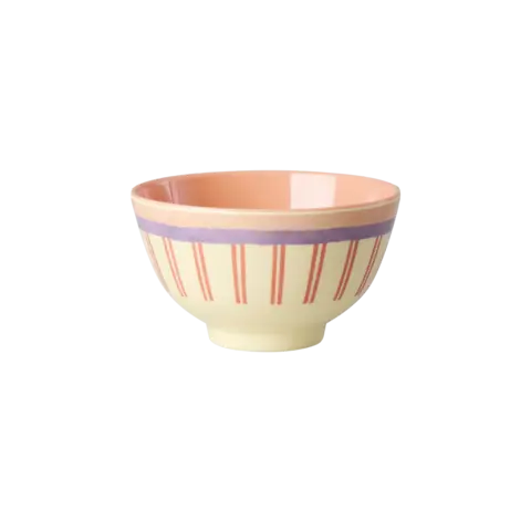 Rice kom strepen Stripey Love print klein