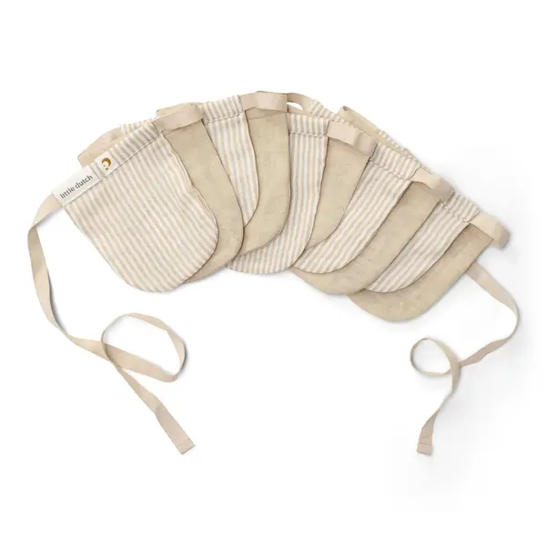 Little Dutch Little Dutch decoratieslinger vlaggen Pure Soft beige