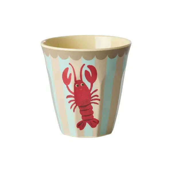 rice Denmark Rice melamine beker medium kreeft New Lobster print