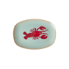 Rice melamine lunchbord ovaal kreeft New Lobster print